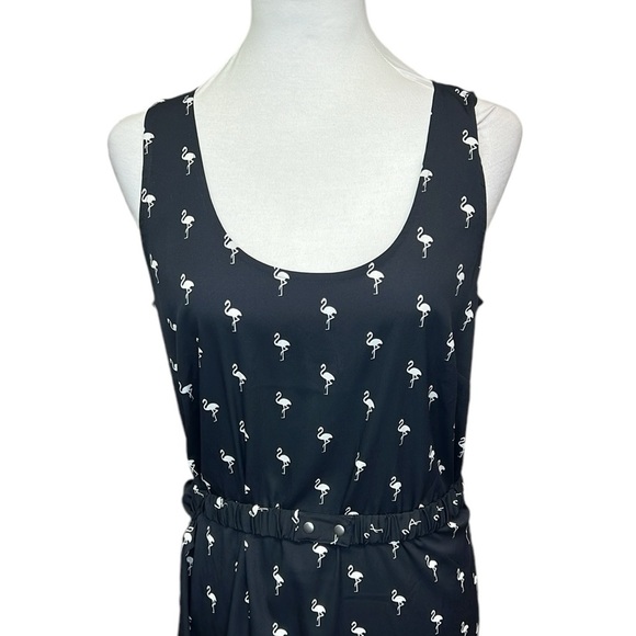 Banana Republic Flamingo Print Dress - Picture 2 of 7